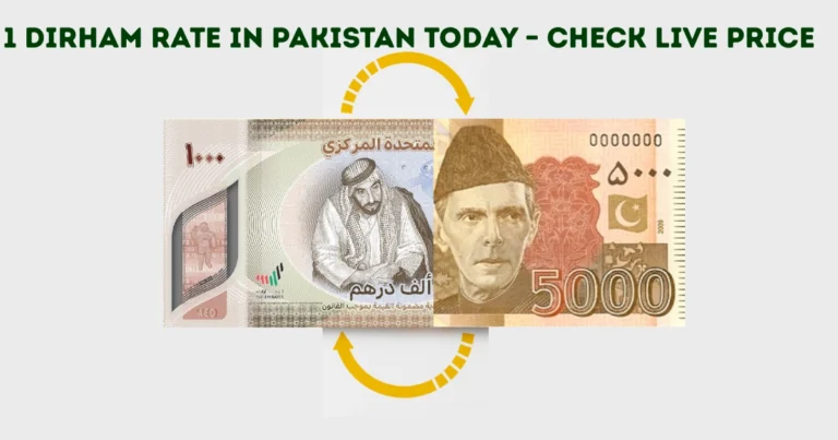 1 Dirham Rate in Pakistan Today Check Live Price